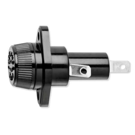 Fuse Holder, 0 to 30A Amp Range, 600V AC/DC Volt Rating, 1 Poles, Quick Connect