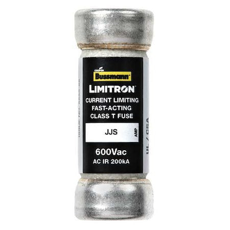 UL Class Fuse, T Class, Fast-Acting, 15A, 600V AC, Non-Indicating