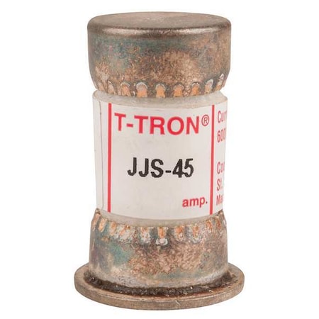 UL Class Fuse, T Class, Fast-Acting, 45A, 600V AC, Non-Indicating