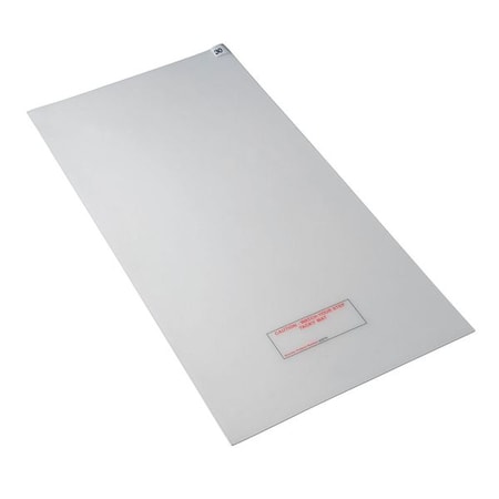 Disposable Tacky Mat, Polyethylene, 1.5 mil Thick, 24 in W x 45 in L, Clear, 30, 4 PK