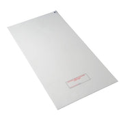Disposable Tacky Mat, Polyethylene, 1.5 mil Thick, 24 in W x 45 in L, White, 30, 4 PK