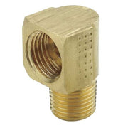1/4" MNPS x 3/8" Flare Brass 90 Degree Elbow 10PK