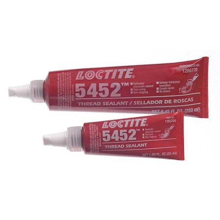 Pipe Thread Sealant 6.9 fl oz, Tube, 5452, Purple, Liquid