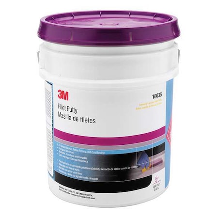 Drum, 5 gal Container Size, Can, 16035, White