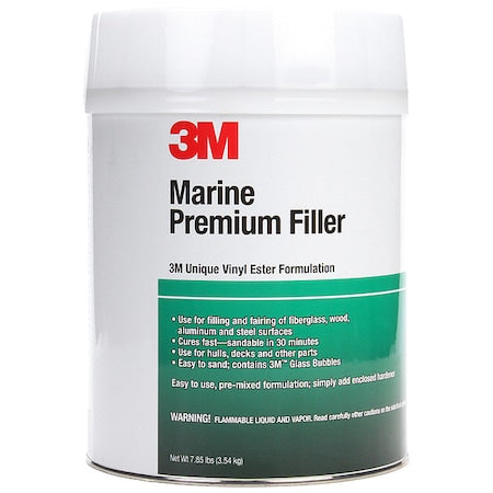 Marine Premium Filler, 1 gal, Can, Blue, Light Beige, Marine Premium