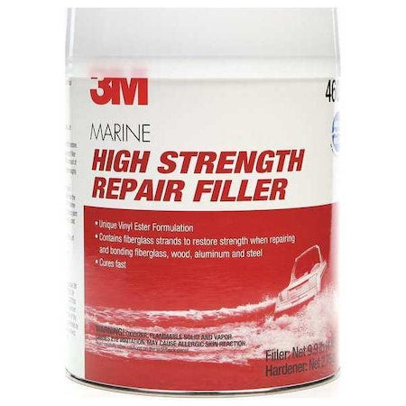 Marine Repair Filler, 1 gal, Can, Grayish Brown, Marine High Strength