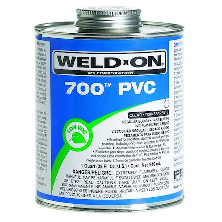 PVC Clear Regular Bodied Quart