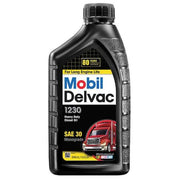 Mobil Delvac 1230, Diesel Engine, 30W, 1 Qt.