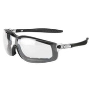 RT1, Safety Glasses, Anti-Fog & Anti-Scratch, Clear Lens, Silver Frame, Full-Frame