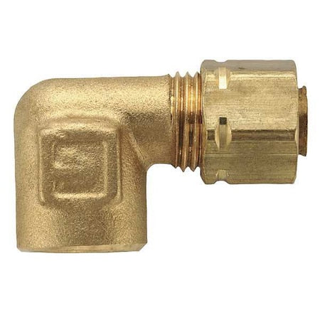 1/4" Compression x FNPT Brass 90 Degree Elbow 25PK