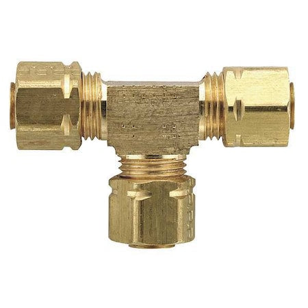 3/16" Compression-Align Brass Union Tee 10PK