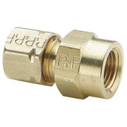 1/4" Compression x 1/8" FNPT Brass Connector 25PK