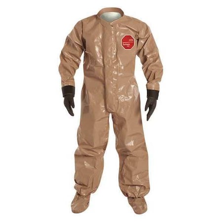 Collar. Attached Dual Layer Gloves, InternalMulti-layer laminate / External Neoprene. SM