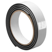 Reclosable Fastener, Rubber Adhesive, 30 ft, 1 in W, Black