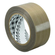 PTFE Glass Cloth Tape,1/2inx36 yd,5.3mil