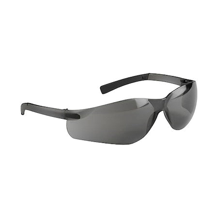 V300 Reader Safety Glasses, Gray Wraparound Frame, 1.0 Diopter, Gray Lens, Anti-Scratch Coating