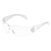 Starlite Reader Safety Glasses, Clear Wraparound Frame, 2.5 Diopter, Clear Lens, Universal