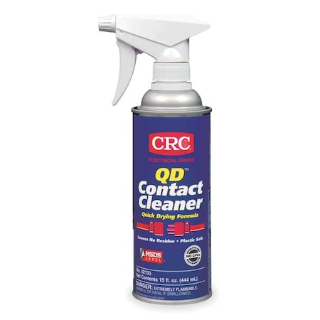 Contact Cleaner, Trigger Spray Can, 14 oz, Liquid