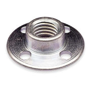 Round Fiber Disc Retainer Nut, 5/8"-11, 3/8 in Lg