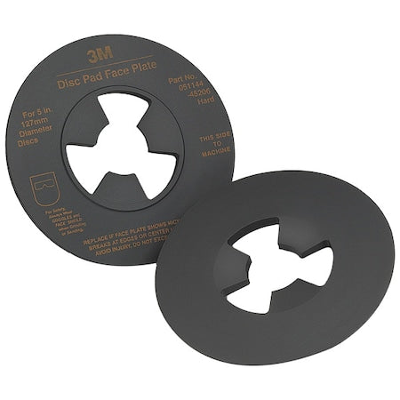 Disc Pad Face Plate,4-1/2 in D,Hard