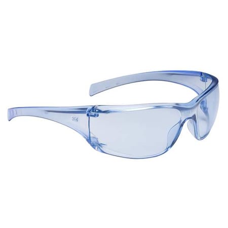 Virtua AP, Safety Glasses, Anti-Scratch, Blue Lens, Blue Frame, Frameless