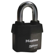Padlock, Keyed Alike, Standard Shackle, Rectangular Steel Body, Boron Shackle, 7/8 in W