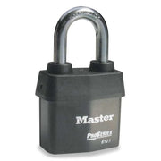 Padlock, Keyed Alike, Standard Shackle, Rectangular Steel Body, Boron Shackle, 7/8 in W