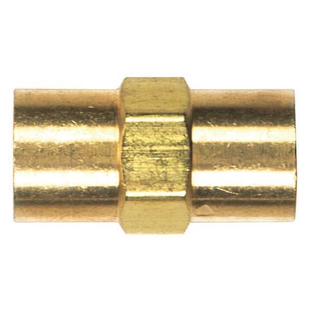 Gas Coupler, 5/8 In-18 RH, 5/8 In-18 RH