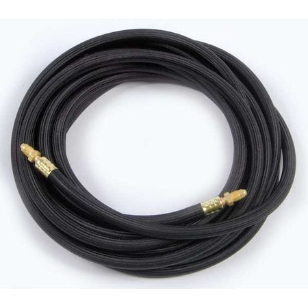 Power Cable,Black Braided Rubber,25 Ft