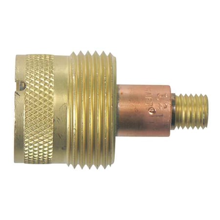 Gas Lens Large,Copper/Brass,1/8 In,PK2