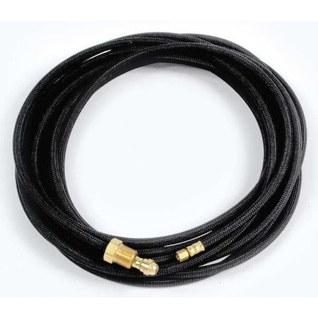 Gas Hose,Gas,Braided Rubber,25 Ft Long