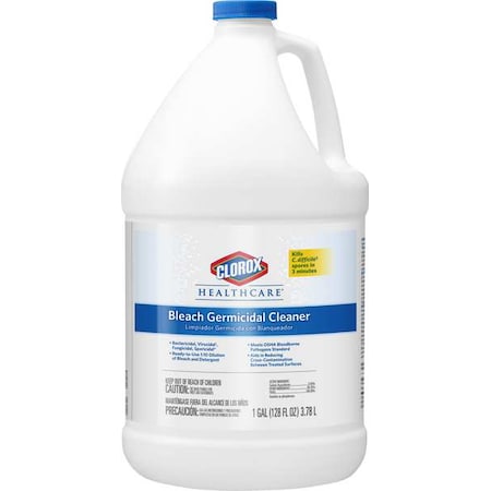 Cleaner and Disinfectant, 1 gal. Jug, Unscented, 4 PK