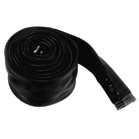 Cable Cover,Woven Nylon,3" Wide,10ft L