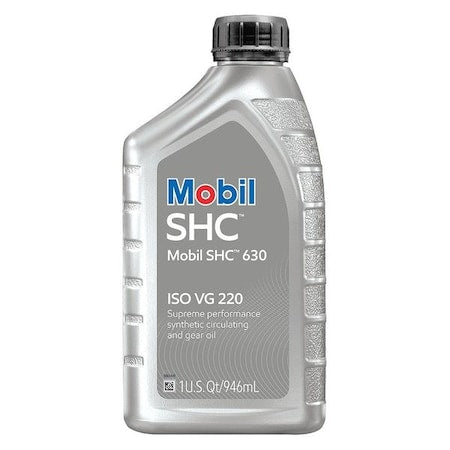 Gear Oil, 1 qt, Pail, Synthetic, ISO Viscosity Grade 220, Orange