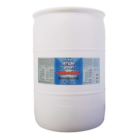 Industrial Cleaner And Degreaser, 55 Gal Drum, Liquid, Clear