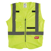 Class 2 High Visibility Yellow Safety Vest - 4XL/5XL