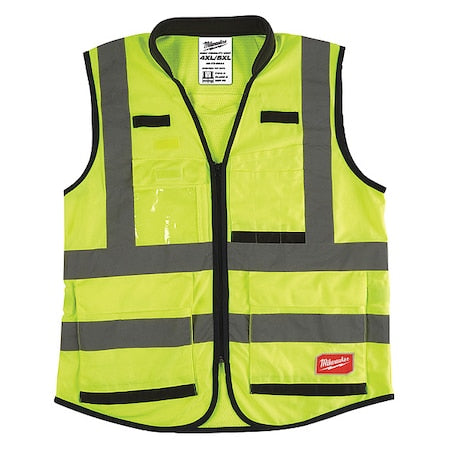 Class 2 High Visibility Yellow Performance Safety Vest - 4XL/5XL
