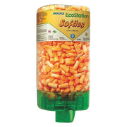 Softies Ear Plugs with Dispenser, Foam, Bullet, 33 dB NRR, Uncorded, 500 Pairs Per Pkg
