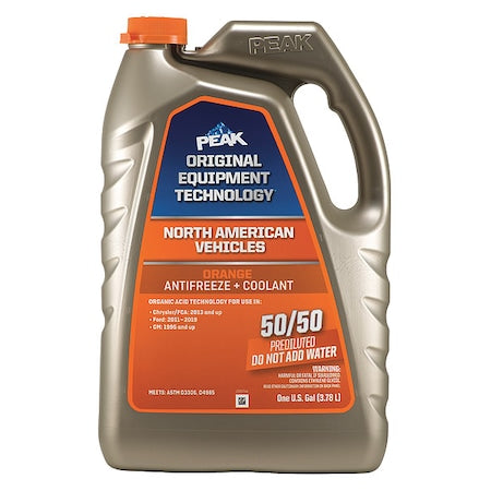 Antifreeze Coolant,1 gal. Sz,Orange
