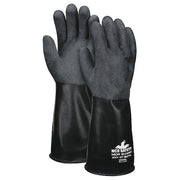 CP25 Chemical Resistant Gloves, Butyl, 14 in L, 25 mil, Black, M, 1 PR