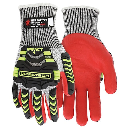 Coated Gloves, Cut Level A4 ,Dipped ,Foam Nitrile ,Sandy ,S 1 PR