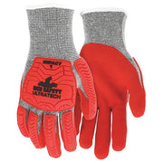 Coated Gloves, Cut Level A5 ,Dipped ,Foam Nitrile ,Sandy ,2XL 12 PK