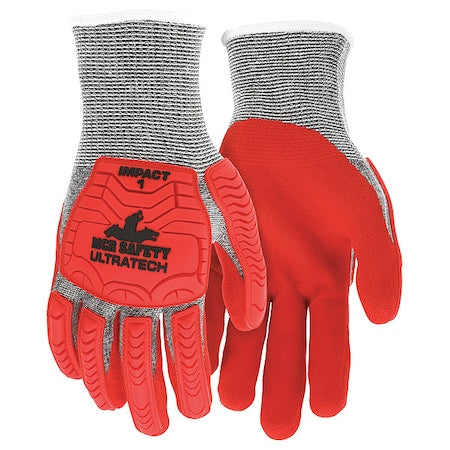 Coated Gloves, Cut Level A5 ,Dipped ,Foam Nitrile ,Sandy ,2XL 12 PK