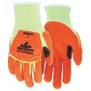 Coated Gloves, Cut Level A5 ,Dipped ,Foam Nitrile ,Sandy ,L 12 PK