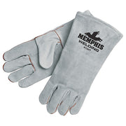 4150T Welding Leather Glove, Gauntlet Cuff, Wing Thumb, Premium Leather, XL, 12 PK