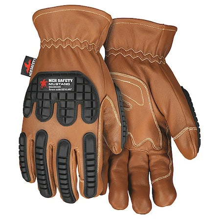 Leather Gloves, Cut Level A4 ,M 1 PR
