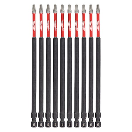 6 in. TORX T15 SHOCKWAVE Impact Duty Power Bit (10 pk)