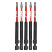 3-1/2 in. Square Recess No 1 SHOCKWAVE Impact Duty Power Bit (5 pk)
