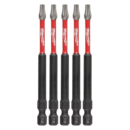 3-1/2 in. TORX T20 SHOCKWAVE Impact Duty Power Bit (5 pk)