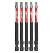 T25 TORX SHOCKWAVE Impact 3-1/2" Power Bits (5 pk)